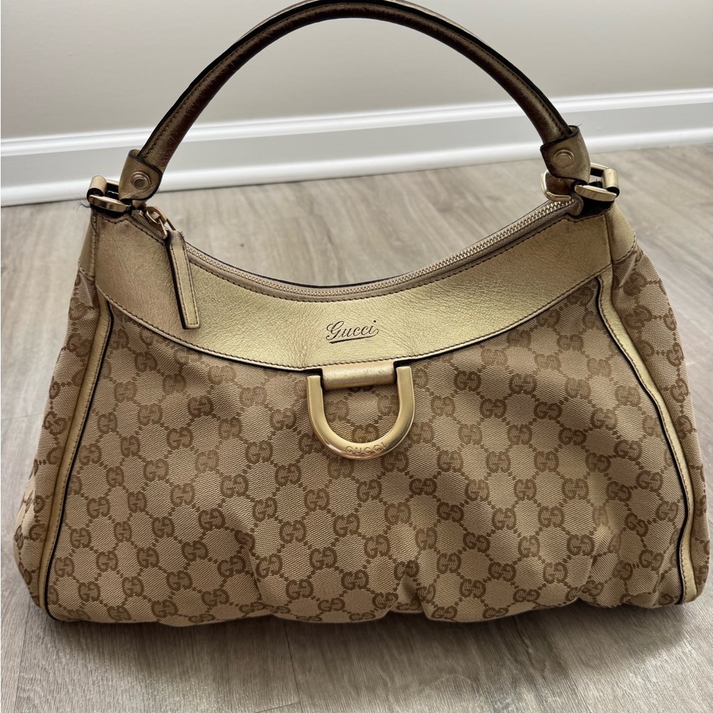Gucci GG Canvas Abbey hobo bag